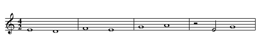 Missa In duplicibus minoribus (I) Et ex Patre Credo - staff notation