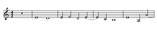 Missa In duplicibus minoribus (I) Qui cum Patre Credo - staff notation