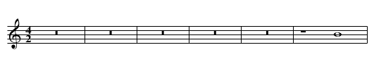 Missa In duplicibus minoribus (I) Quoniam Gloria - staff notation
