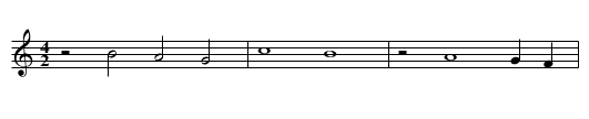 Missa In duplicibus minoribus (II) Domine Deus Agnus Gloria - staff notation