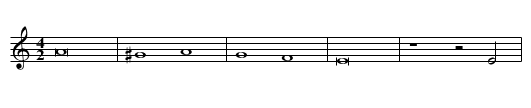 Missa In duplicibus minoribus (II) Et incarnatus Credo - staff notation
