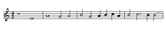 Missa In duplicibus minoribus (II) Kyrie - staff notation
