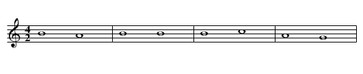 Missa In duplicibus minoribus (II) Qui tollis Gloria - staff notation