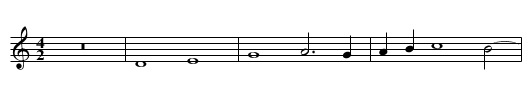 Missa In festis Apostolorum (I) Agnus - staff notation