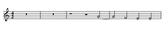 Missa In festis Apostolorum (I) First Section Gloria - staff notation