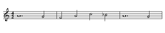 Missa In festis Apostolorum (I) Quoniam Gloria - staff notation