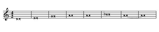 Missa In festis Apostolorum (II) Agnus - staff notation