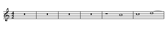 Missa In festis Apostolorum (II) Et ex Patre Credo - staff notation