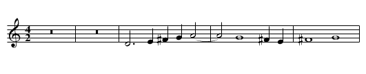 Missa In festis Apostolorum (II) Hosanna Sanctus - staff notation
