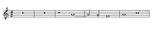 Missa In festis Apostolorum (II) Quoniam Gloria - staff notation