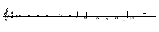 Missa In illo tempore secundum Scripturas Credo - staff notation