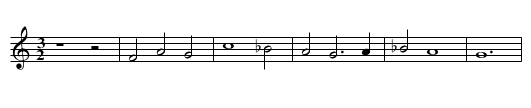 Missa In majoribus duplicibus Hosanna Sanctus - staff notation