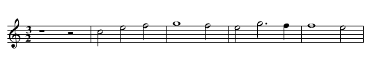 Missa In minoribus duplicibus Pleni Sanctus - staff notation