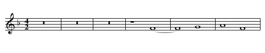Missa In semidupl. maj. (I) Agnus - staff notation
