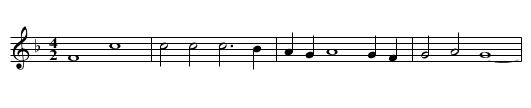 Missa In semidupl. maj. (I) Domine Deus Rex Gloria - staff notation