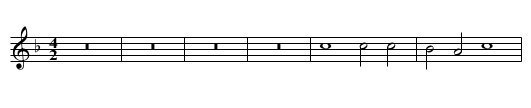 Missa In semidupl. maj. (I) Et resurrexit Credo - staff notation