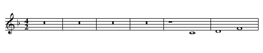 Missa In semidupl. maj. (I) Pleni Sanctus - staff notation