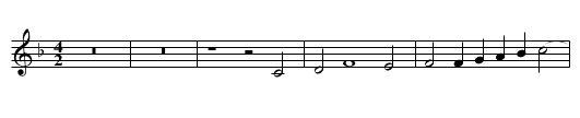 Missa In semidupl. maj. (I) Qui cum Patre Credo - staff notation