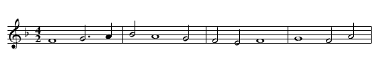 Missa In semidupl. maj. (II) Amen Gloria - staff notation