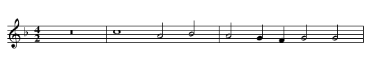 Missa In semidupl. maj. (II) Glorificamus te Gloria - staff notation