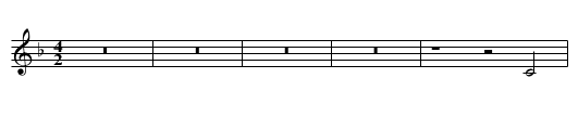 Missa In semidupl. maj. (II) Qui cum Patre Credo - staff notation