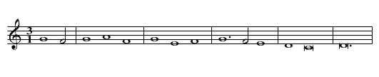 Missa Inviolata Osanna - staff notation