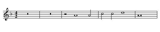 Missa Je suis desheritee Gloria - staff notation