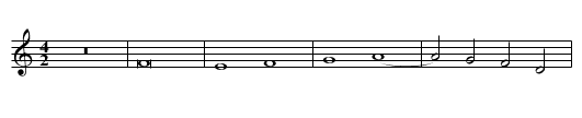 Missa Jesu Nostra Redemptio Agnus I - staff notation