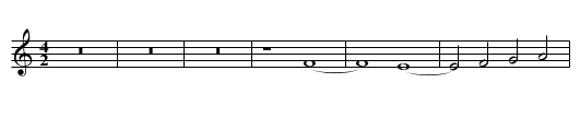 Missa Jesu Nostra Redemptio Kyrie - staff notation