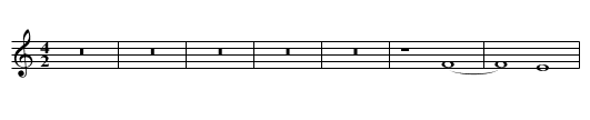 Missa Jesu Nostra Redemptio Sanctus - staff notation