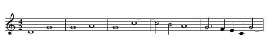 Missa Lauda Sion Kyrie - staff notation