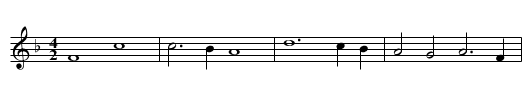 Missa Laudate Dominum Sanctus - staff notation