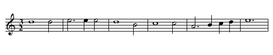 Missa L'homme arme (1570) Et in Spiritum Credo - staff notation