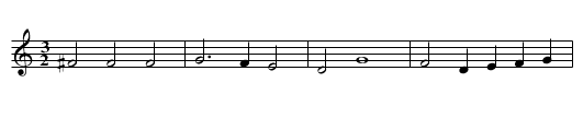 Missa L'homme arme (1582) Hosanna Benedictus - staff notation