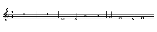 Missa L'homme arm&eacute; super voces musicales / Kyrie - staff notation