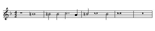 Missa Nasce la gioia mia Hosanna Benedictus - staff notation