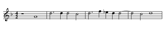 Missa Nigra sum Et iterum Credo - staff notation