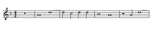 Missa Nigra sum Hosanna Sanctus - staff notation