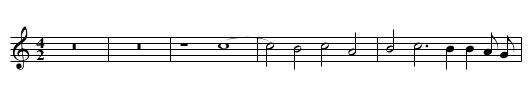 Missa O admirabile commercium Agnus II - staff notation