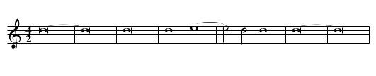 Missa O admirabile commercium Kyrie - staff notation