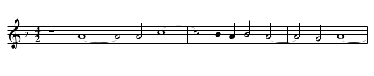 Missa O Regem coeli Agnus II - staff notation