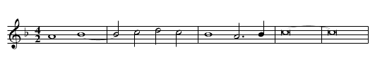 Missa O sacrum convivium First Section Credo - staff notation