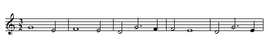 Missa Octavi toni Agnus II - staff notation