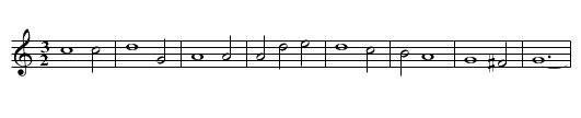 Missa Octavi toni Hosanna Sanctus - staff notation
