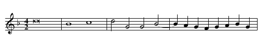 Missa Panem nostrum Crucifixus Credo - staff notation