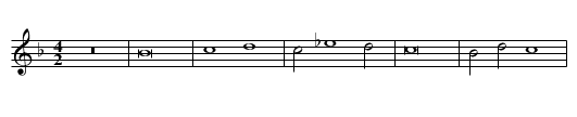 Missa Panem nostrum Sanctus - staff notation