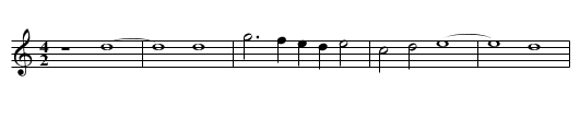 Missa Papae Marcelli Agnus I - staff notation