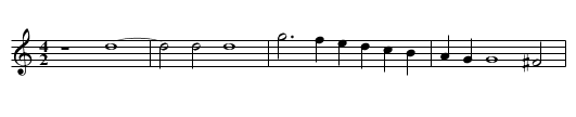 Missa Papae Marcelli Kyrie - staff notation