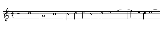 Missa Pater noster Crucifixus Credo - staff notation