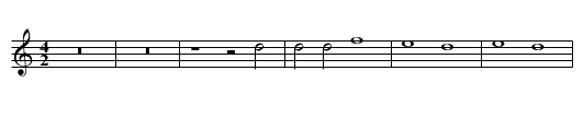 Missa Pater noster Pleni Sanctus - staff notation